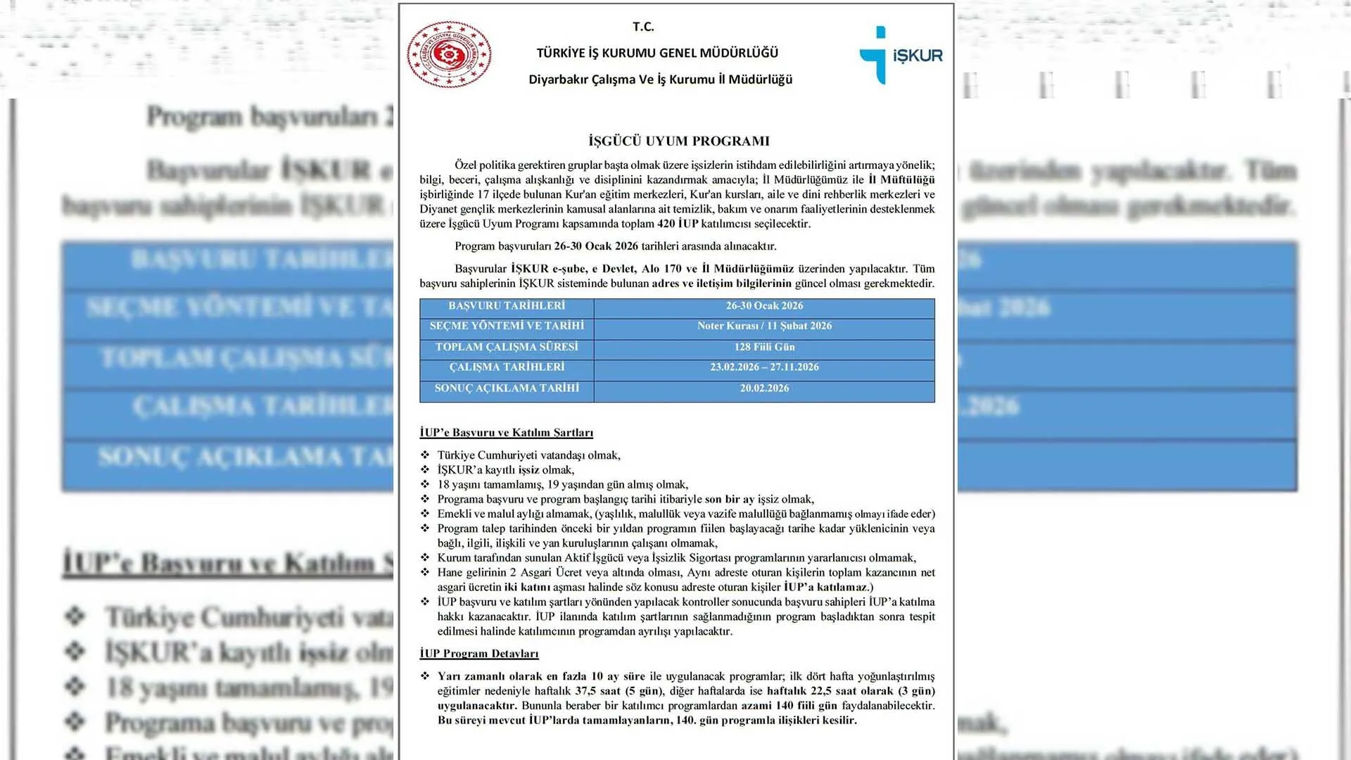 Diyarbakirda 420 Kisiye Istihdam Imkani 1