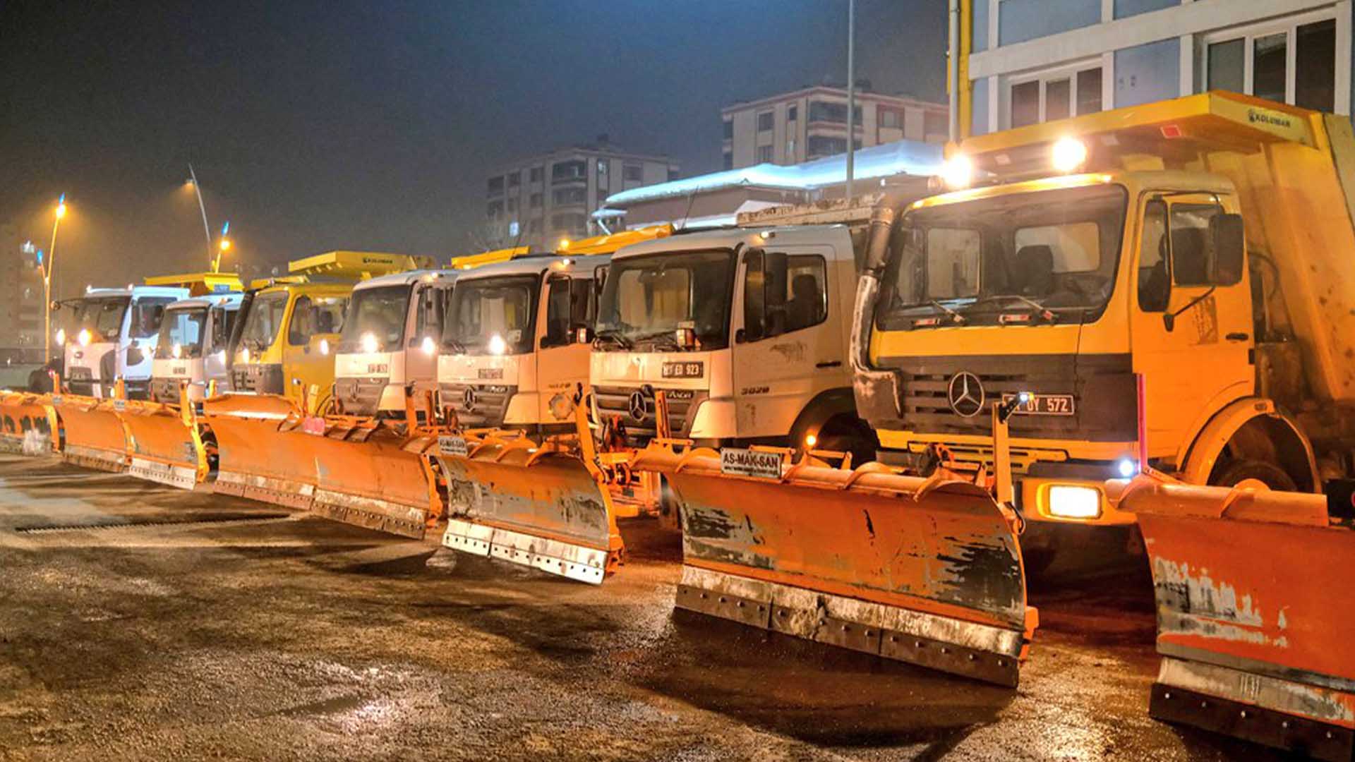 Diyarbakır’da Kar Yağışı Etkili Oldu, Ekipler Sahaya Çıktı 1