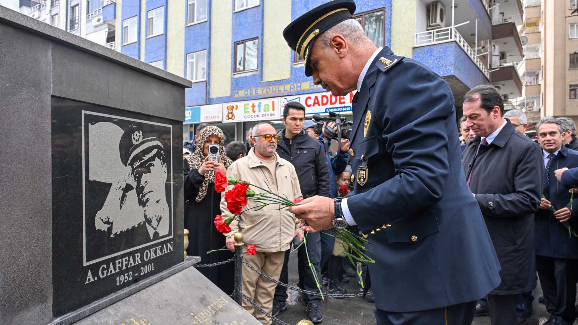Diyarbakır’da Şehit Emniyet Müdürü Ali Gaffar Okkan, Törenle Anıldı 5