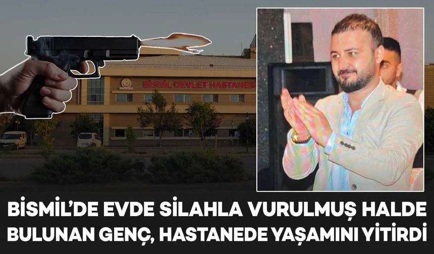 Diyarbakır'da evinde silahla vurulan kişi hayatını kaybetti