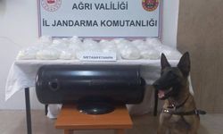 Ağrı’da otomobilin gaz tankında gizlenmiş uyuşturucu yakalandı