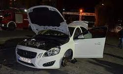 Sivas’ta Otomobilin İçine Yılan Girdi, İtfaiye Kurtardı