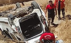 Kızıltepe'de piknikçilerin kaza dramı: 8 yaralı