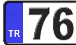  76 nerenin plakası?