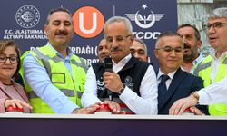 Gaziantep’te Türkiye’nin en uzun çift tüplü demiryolu tüneli ışık gördü