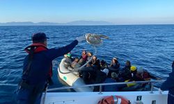 Ayvacık’ta Yunanistan’ın geri ittiği 41 göçmen kurtarıldı