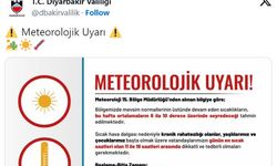 Diyarbakır Valiliği'nden sıcak havaya ilişkin dikkat çekici duyuru!