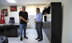Ergani’de Garnizon Komutanı’na veda ziyareti