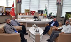 HÜDA PAR İl Başkanı Turgut'tan Bağlar Belediye Başkanı Beyoğlu'na nezaket ziyareti