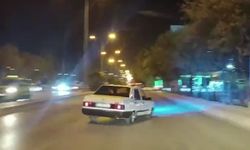 Drift atan sürücüye 20 bin TL ceza