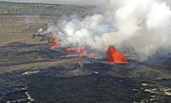 Hawaii'deki Kilauea Yanardağı yeniden faaliyete geçti