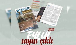 İnzar Dergisi 2023 Eylül sayısı çıktı