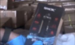 Kapıkule'de 13,2 milyonluk kaçak elektronik sigara ele geçirildi