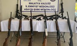 Malatya’da 26 adet silah ele geçildi