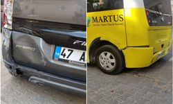 Mardin'de maddi hasarlı kaza
