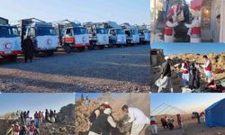 Afganistan Kızılayı deprem bölgesine yardım ulaştırıyor