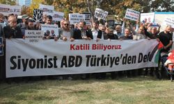 Ankaralılar siyonist işgal rejimine destek veren ABD’ye tepki gösterdi
