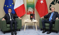 Cumhurbaşkanı Erdoğan, Fransa Cumhurbaşkanı Macron ile görüştü