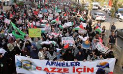 Diyarbakırlı anneler Gazze için yürüdü