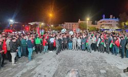 Gazze’deki hastane katliamına Erzincan'dan tepki