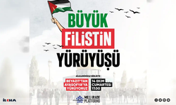 İstanbul'da bugün "Büyük Filistin Yürüyüşü" yapılacak