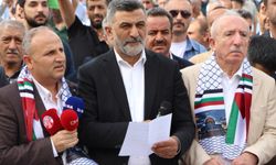 Mardin'de Gazze için basın açıklaması ve dua