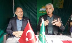 Namaz Platformu Başkanı Yıldız, HÜDA PAR Gazze Destek Çadırını ziyaret etti