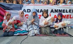 Adanalı çocuklar "Filistinli çocuklar ölmesin, annelerin kucağında büyüsün" dedi