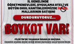Adıyaman il Milli Eğitim Müdürlüğünden işgal rejiminin mallarına boykot