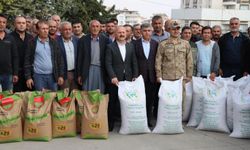 Adıyaman'da çiftlilere 392 ton tohumluk verildi