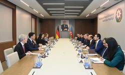 Azerbaycan Dışişleri Bakanı Bayramov ile Alman mevkidaşı Baerbock Bakü'de görüştü