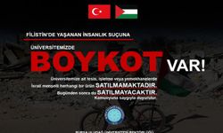 Bursa Uludağ Üniversitesinden işgal rejiminin ürünlerine boykot