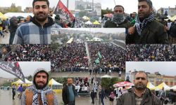 Gaziantep'te Kudüs ve Aksa Tufanı'na Destek Mitingi'ne katılan vatandaşlar duygularını paylaştı