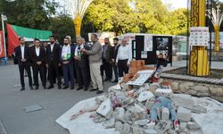 "Gazze'ye Destek Çadırı" nöbeti sona erdi