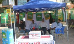 HÜDA PAR Adana İl Gençlik Kolları'nın "Filistin Nöbeti devam" ediyor
