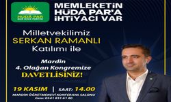 HÜDA PAR Sözcüsü Ramanlı, Mardin İl Kongresi'ne katılacak