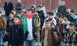İmam Hatip öğrencileri Gazze için basın açıklaması düzenledi
