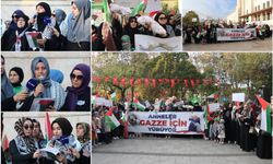 İstanbul'da anneler Gazze için yürüdü