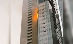 İstanbul'da iş merkezinde yangın