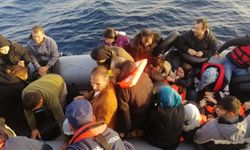 İzmir'de 132 düzensiz göçmen kurtarıldı