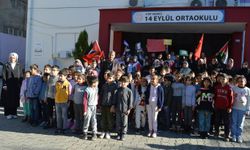 Siirtli çocuklar Gazze'de katledilen çocuklar için toplandı