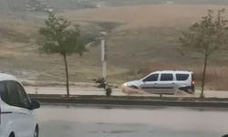 Silvan'da sağanak etkili oldu
