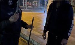 Baston görünümlü kesici alet ele geçirildi