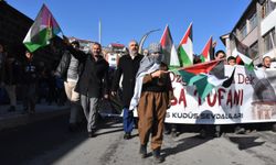 Binlerce Bitlisli Gazze direnişine destek için yürüdü