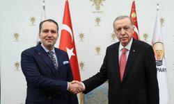 Cumhurbaşkanı Erdoğan, Yeniden Refah Partisi Genel Başkanı Erbakan’ı kabul etti