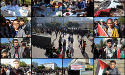 Gazze yararına düzenlenen kermeste öğrenciler duygularını paylaştı