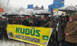 Gazze'de yapılan soykırıma Muş'tan tepki