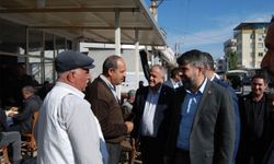 HÜDA PAR Milletvekili Dinç, Tarsus'ta esnaf ve hasta ziyaretinde bulundu