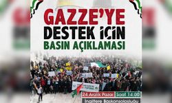 İngiltere Başkonsolosluğu önünde "Gazze'ye Destek İçin Basın Açıklaması" düzenlenecek