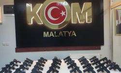 Malatya'da 38 tabanca ele geçirildi